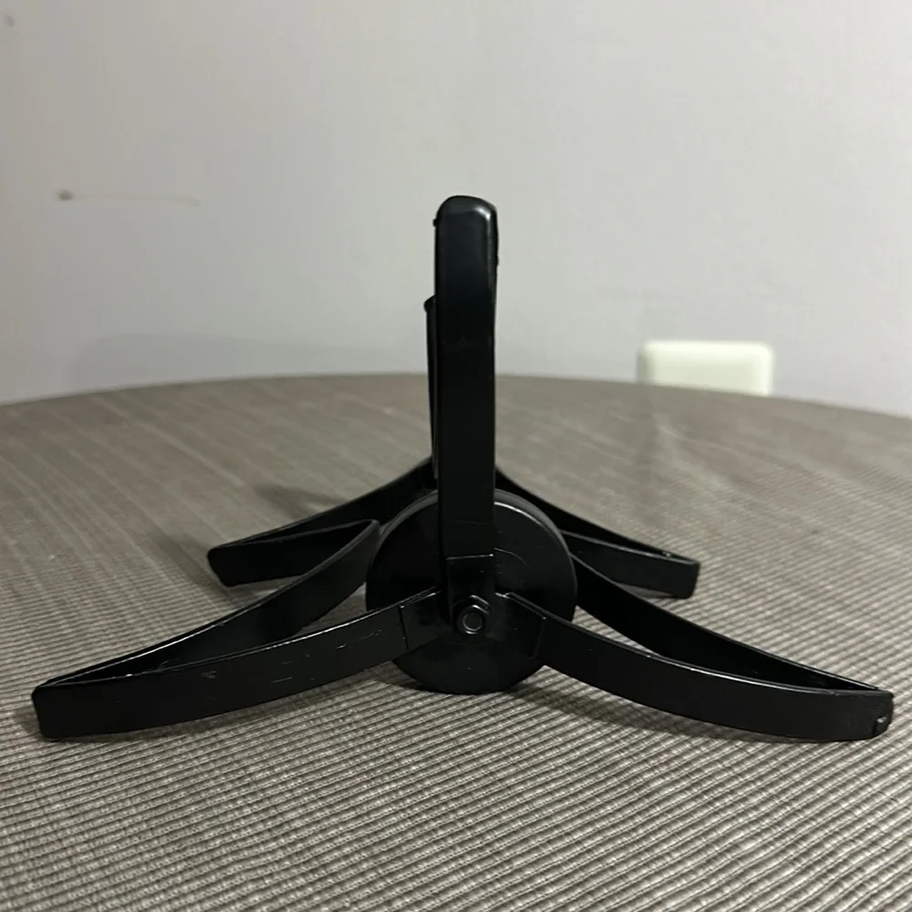 💚5 Black metal Christmas tree candleholder 7.5” tall
